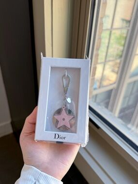 Dior Beauty Lucky Star Novelty Bag Charm Keychain